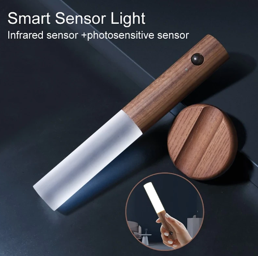 Motion Sensor LED Wood Light - For the Perfect Home