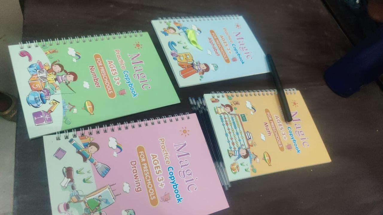 Magic Handwriting & Drawing Improvement Book (For Kids) - 4 Books