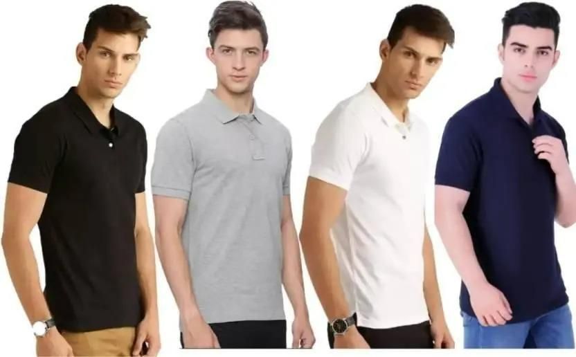 PrimeTone: Men's Polo Essentials Premium T-Shirt Set