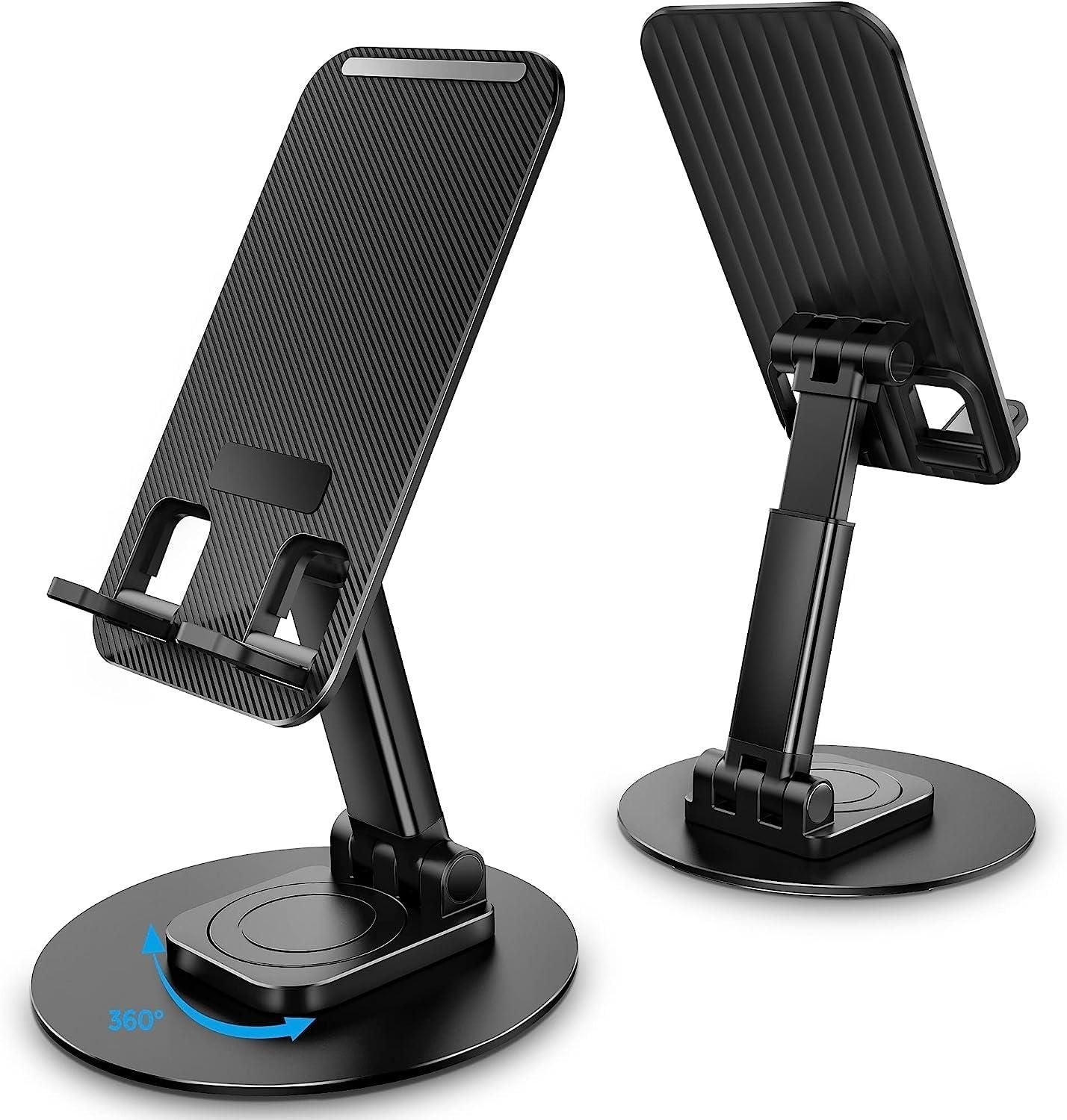 360Stand™ - Mobile & Tablet Stand -  360 degree Rotation with Adjustable Height and Angle - 50% OFF